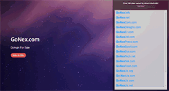Desktop Screenshot of gonex.com